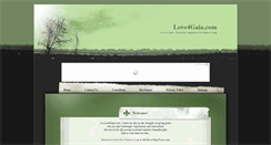 Desktop Screenshot of love4gaia.com